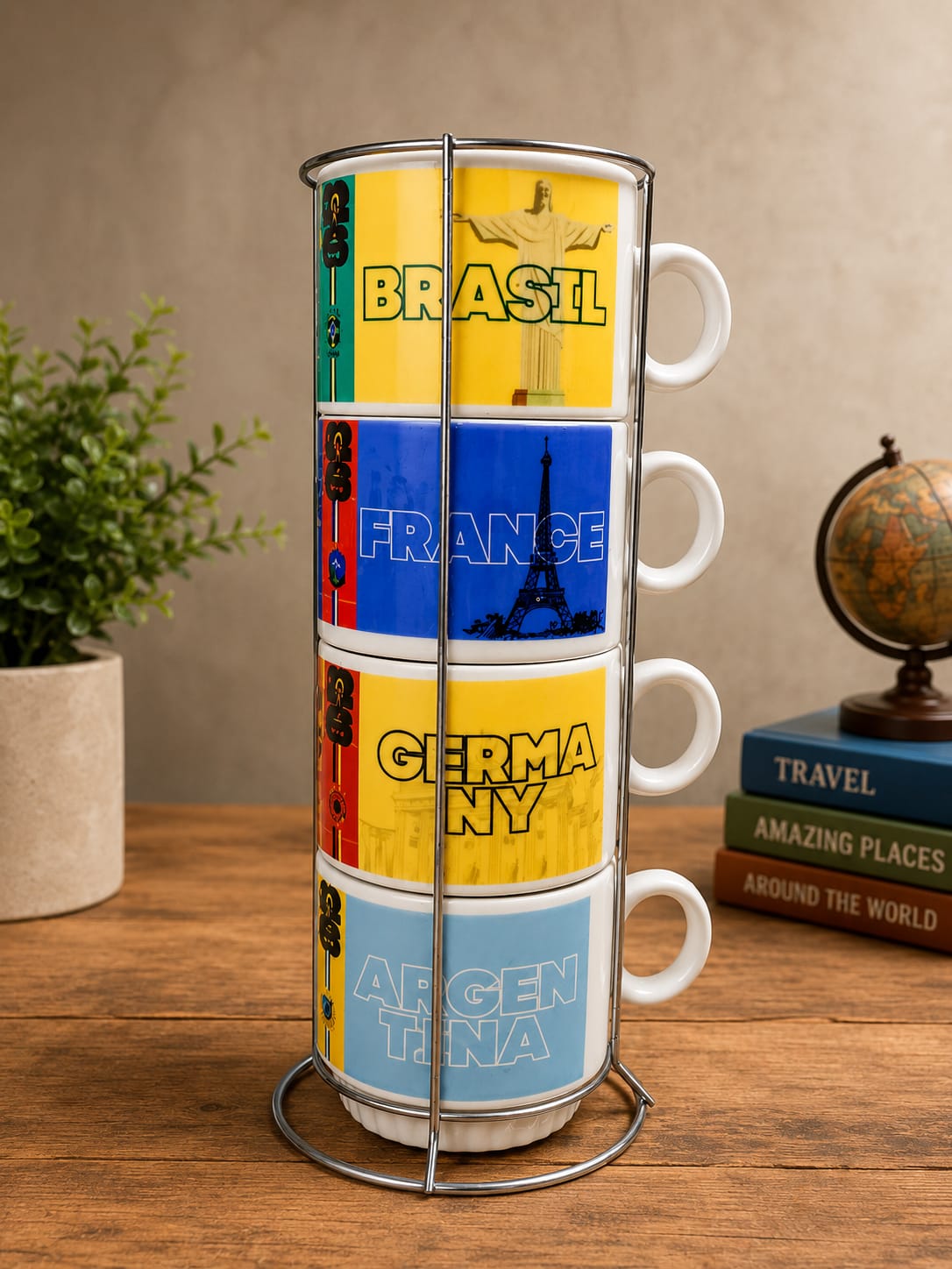 World Cup Stackable Mugs