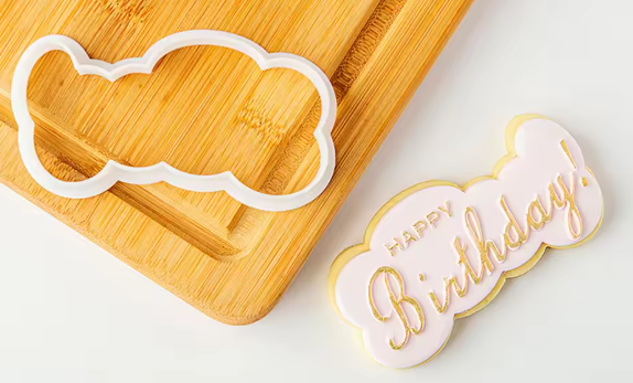Happy Birthday Cutter & Stamp